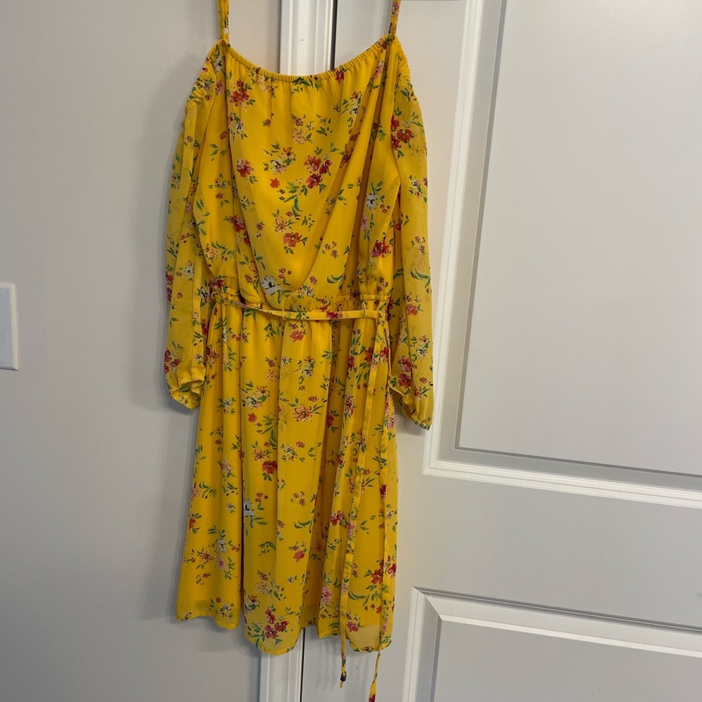 Floral Yellow Dress